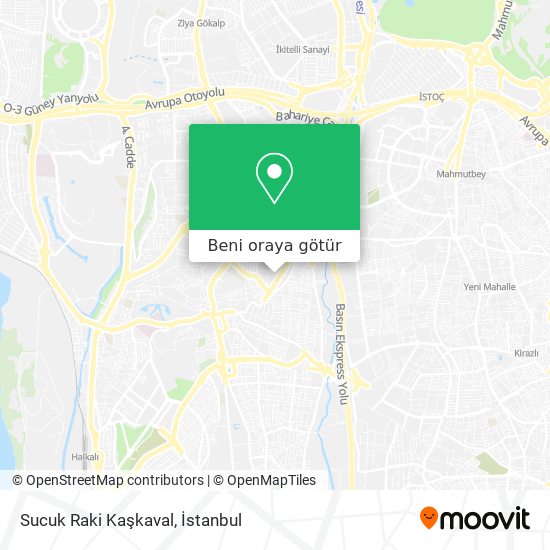 Sucuk Raki Kaşkaval harita