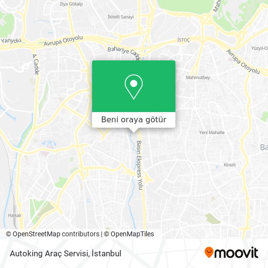 Autoking Araç Servisi harita