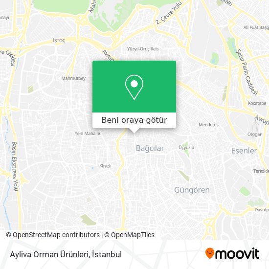 Ayliva Orman Ürünleri harita