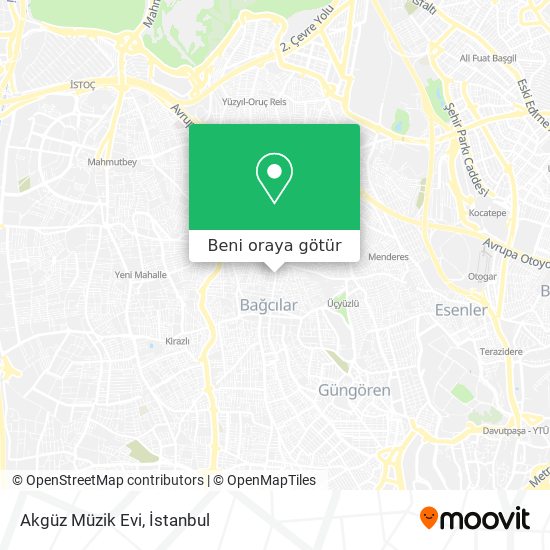 Akgüz Müzik Evi harita