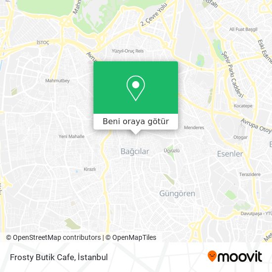 Frosty Butik Cafe harita