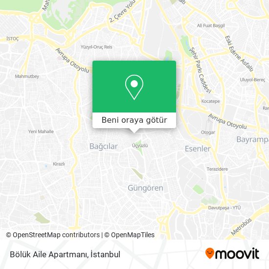 Bölük Aile Apartmanı harita