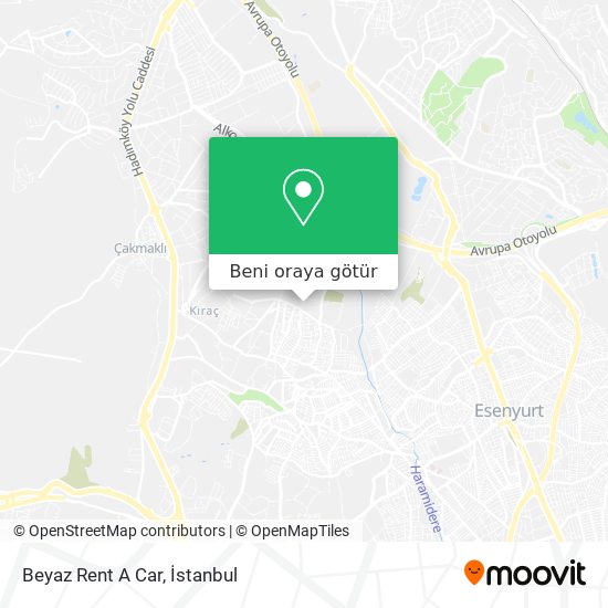 Beyaz Rent A Car harita