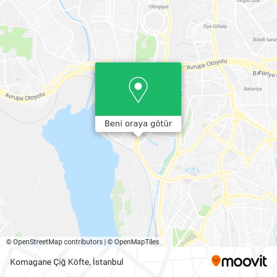 Komagane Çiğ Köfte harita