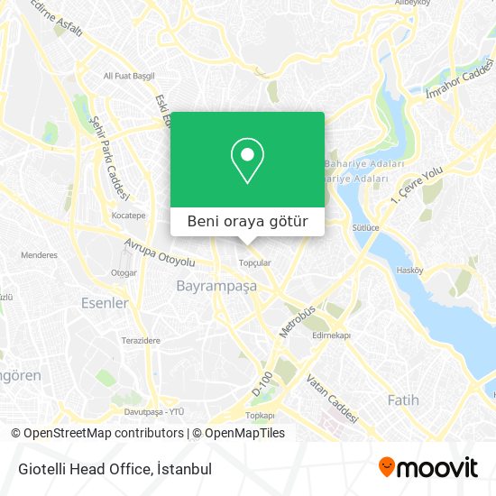 Giotelli Head Office harita
