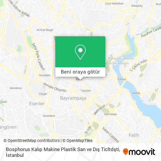 Bosphorus Kalıp Makine Plastik San ve Dış Ticltdşti harita