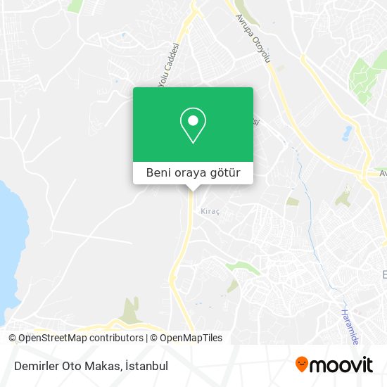 Demirler Oto Makas harita