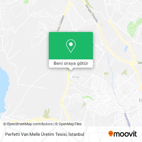 Perfetti Van Melle Üretim Tesisi harita