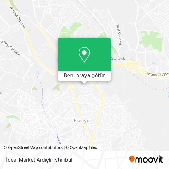 İdeal Market Ardıçlı harita