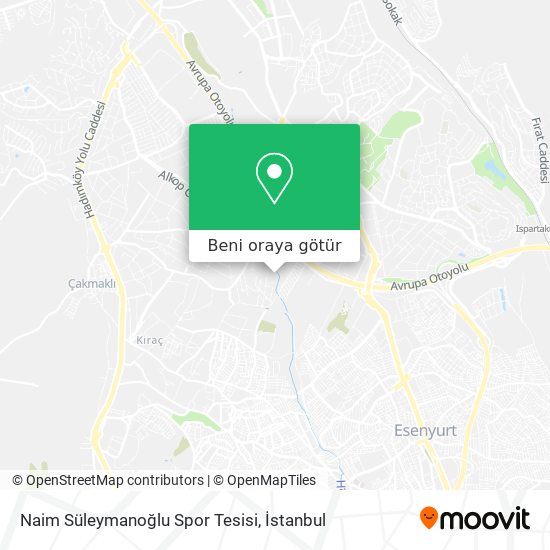 Naim Süleymanoğlu Spor Tesisi harita