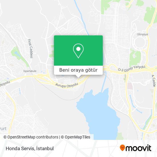 Honda Servis harita