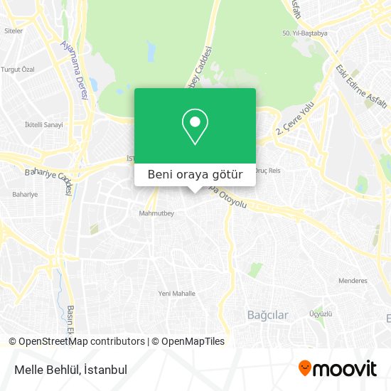 Melle Behlül harita
