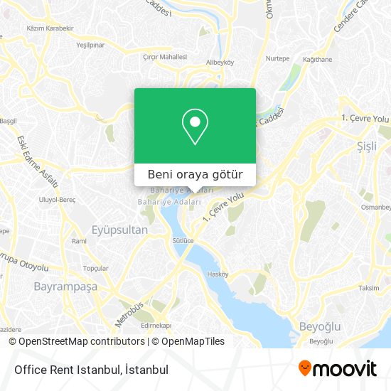 Office Rent Istanbul harita