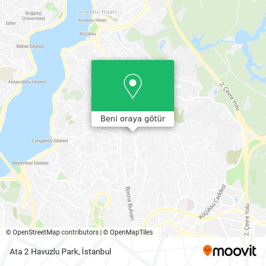 Ata 2 Havuzlu Park harita