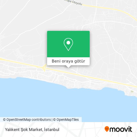 Yalıkent Şok Market harita