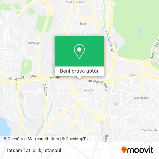 Tatsam Tatlıcılık harita