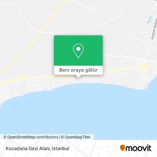 Kocadana Gezi Alani harita