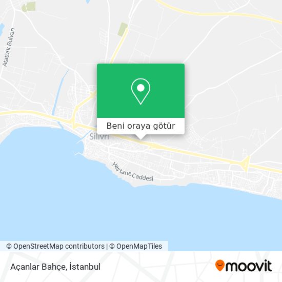 Açanlar Bahçe harita
