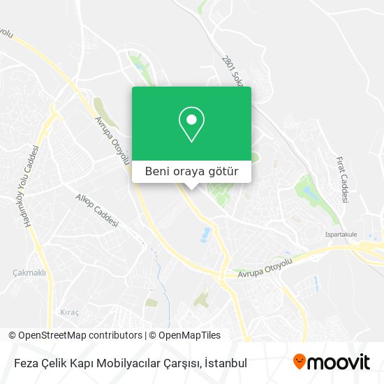 Feza Çelik Kapı Mobilyacılar Çarşısı harita