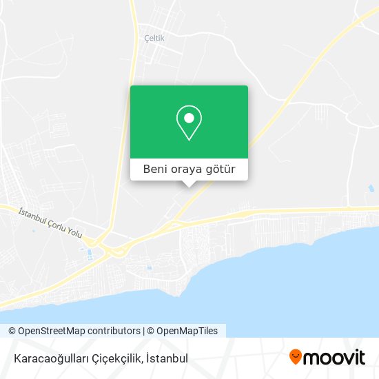 Karacaoğulları Çiçekçilik harita