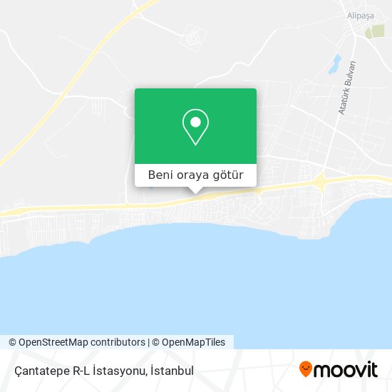 Çantatepe R-L İstasyonu harita