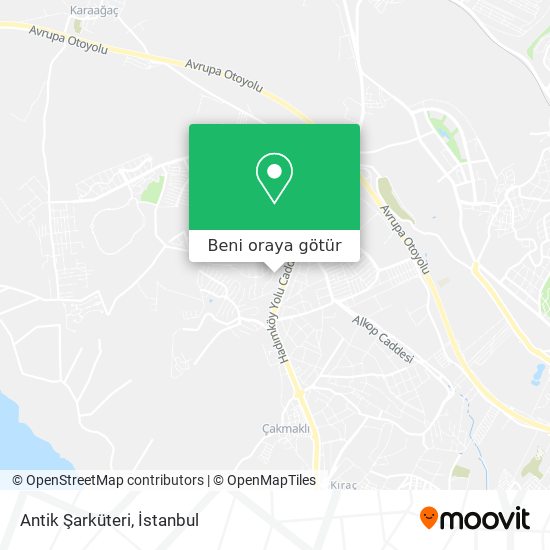Antik Şarküteri harita