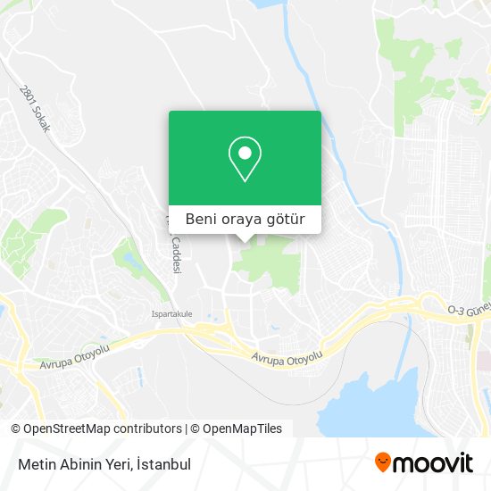 Metin Abinin Yeri harita