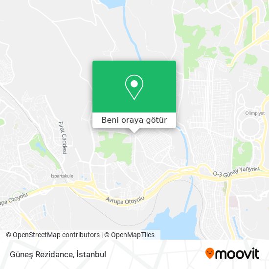 Güneş Rezidance harita