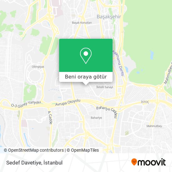 Sedef Davetiye harita