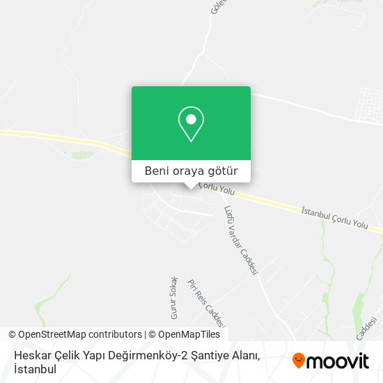 Heskar Çelik Yapı Değirmenköy-2 Şantiye Alanı harita