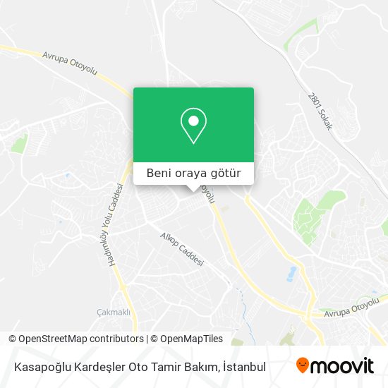 Kasapoğlu Kardeşler Oto Tamir Bakım harita