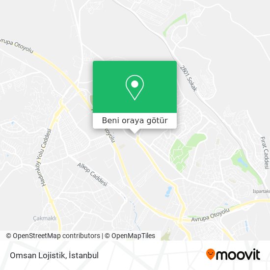 Omsan Lojistik harita