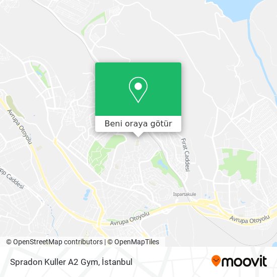 Spradon Kuller A2 Gym harita