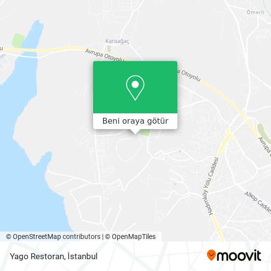 Yago Restoran harita