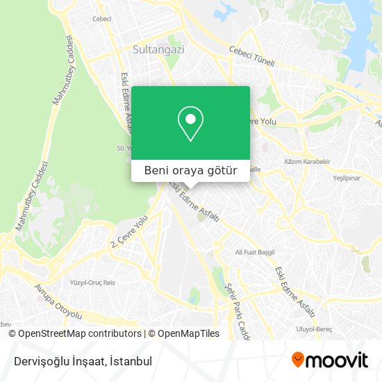 Dervişoğlu İnşaat harita