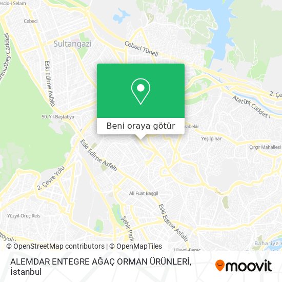 ALEMDAR ENTEGRE AĞAÇ ORMAN ÜRÜNLERİ harita