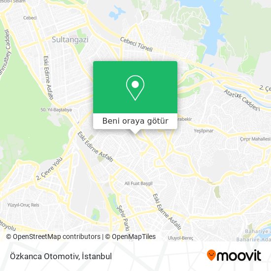 Özkanca Otomotiv harita