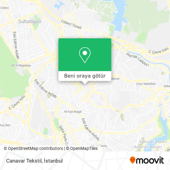 Canavar Tekstil harita