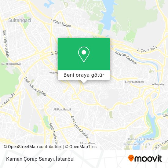Kaman Çorap Sanayi harita
