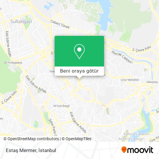 Estaş Mermer harita