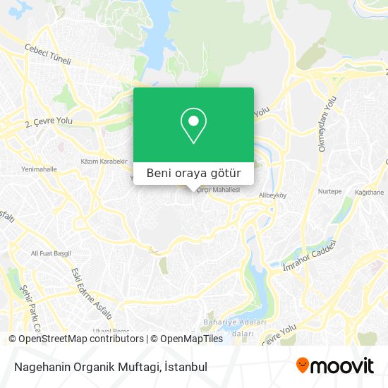 Nagehanin Organik Muftagi harita