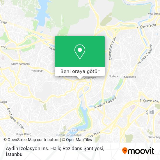 Aydin İzolasyon İns. Haliç Rezidans Şantiyesi harita