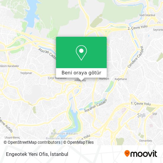 Engeotek Yeni Ofis harita
