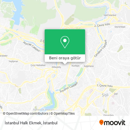 İstanbul Halk Ekmek harita
