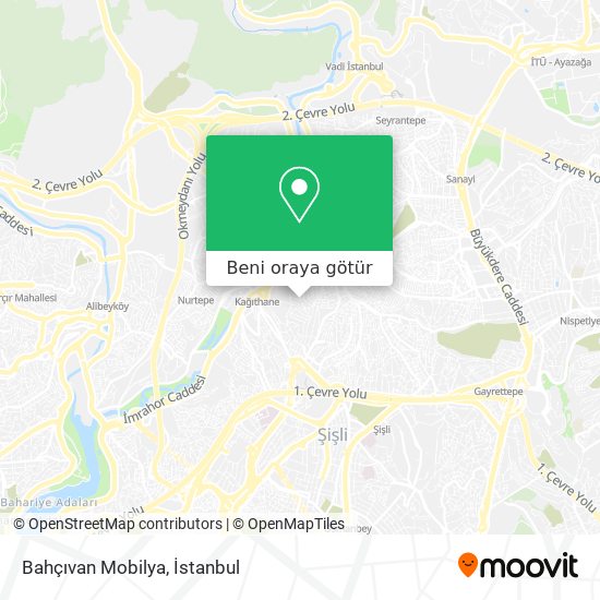 Bahçıvan Mobilya harita