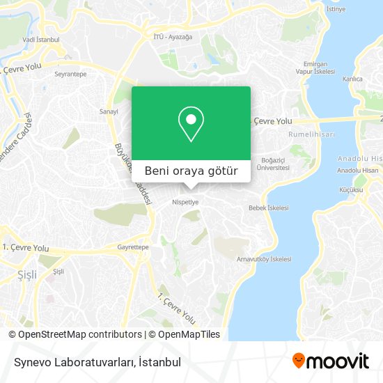 Synevo Laboratuvarları harita