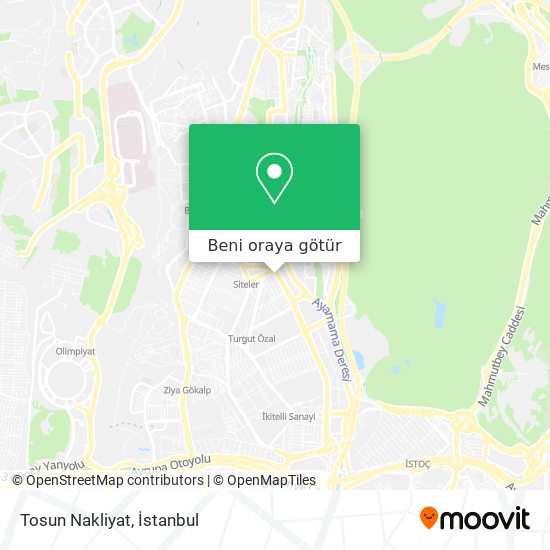 Tosun Nakliyat harita