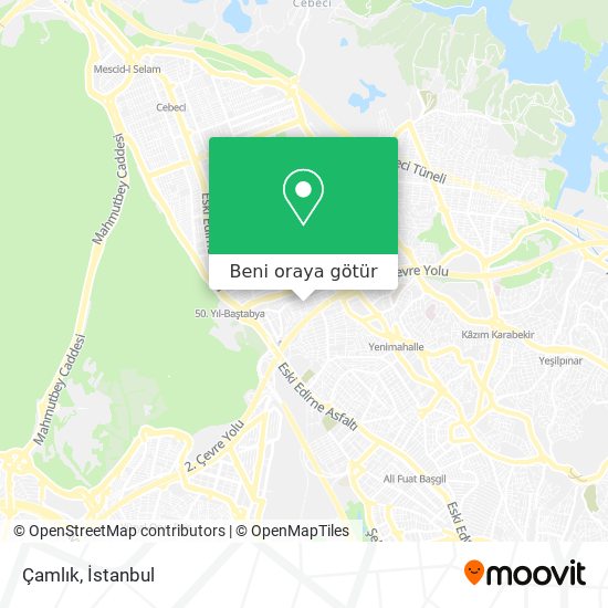 Çamlık harita