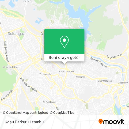 Koşu Parkuru harita