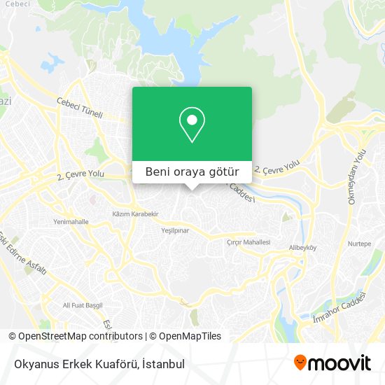Okyanus Erkek Kuaförü harita